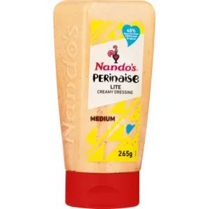 Nando's Perinaise Lite Medium Creamy Dressing 265g Nando's Perinaise Lite Medium Creamy Dressing 265g