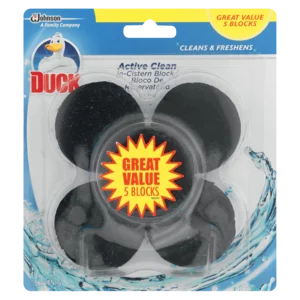 Duck 3-In-1 Active Clean In-Cistern Block 5x45g