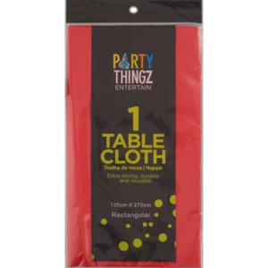 Red Plastic Party Table Cover Red Plastic Party Table Cover