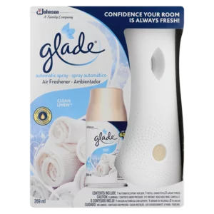 Glade Clean Linen Scented Automatic Aerosol Air Freshener Glade Clean Linen Scented Automatic Aerosol Air Freshener