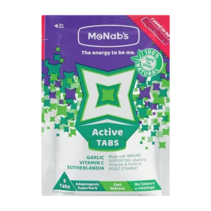 McNab's Active Immune Food Supplement 6 Tabs 3g