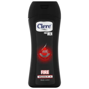 Clere For Men Glycerine Enriched Fire Body Lotion Bottle 400ml