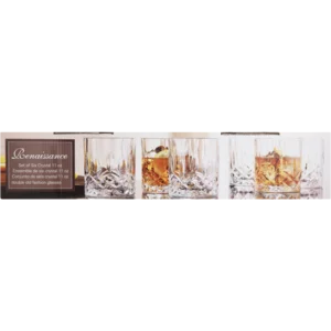 Renaissance Crystal Whiskey Tumbler Set 6 Piece Renaissance Crystal Whiskey Tumbler Set 6 Piece