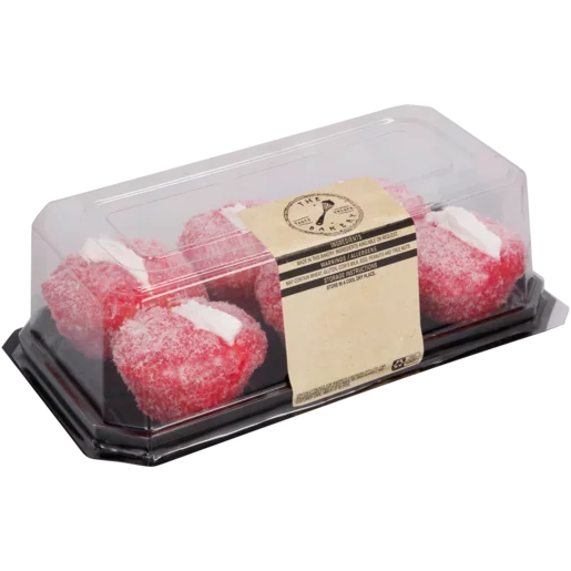 The Bakery Cream Filled Raspberry Lamington Cupcakes 6 Pack The Bakery Cream Filled Raspberry Lamington Cupcakes 6 Pack