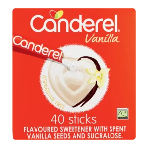Canderel Vanilla Flavoured Sweetener 40 Pack