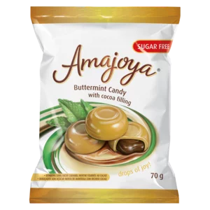 Amojaya Buttermint Flavoured Candy 75g Packet Amojaya Buttermint Flavoured Candy 75g Packet