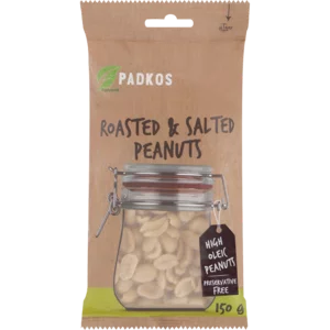Padkos Roasted & Salted Peanuts 150g