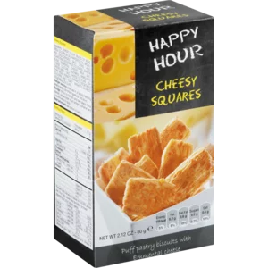 Happy Hour Cheesy Squares 60g Happy Hour Cheesy Squares 60g