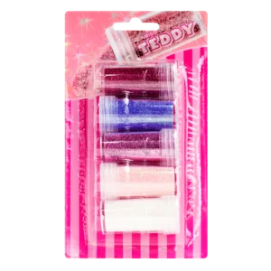 Miss Teddy Glitter Shaker 5 Pack