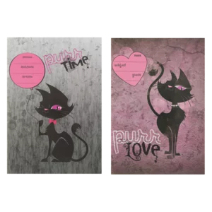 Creative Stationery A4 Bad Cat Book Jackets 5 Pack