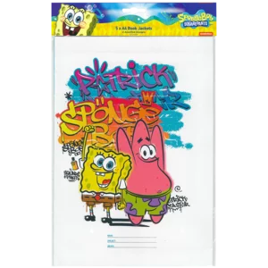 Creative Stationery Spongebob Book Jackets A4