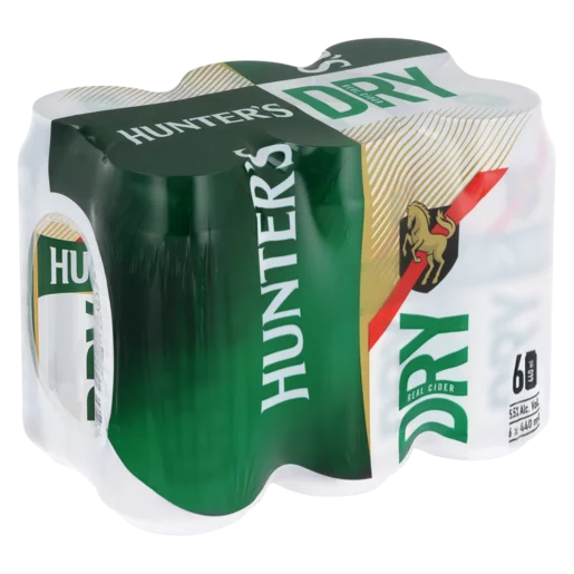 Hunter's Dry Real Cider Cans 6x440ml Hunter's Dry Real Cider Cans 6x440ml