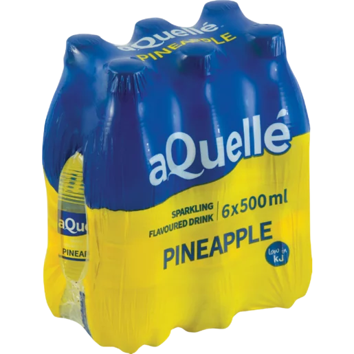 aQuellé Pineapple Flavoured Sparkling Water 6x500ml aQuellé Pineapple Flavoured Sparkling Water 6x500ml