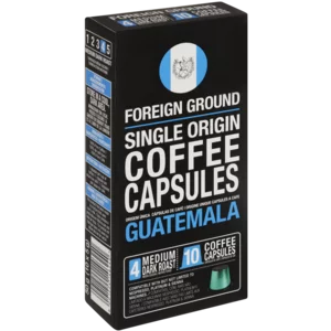 Foreign Ground Guatemala Coffee Capsules 10 Pack 50g