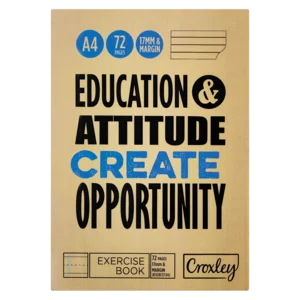 Croxley A4 Exercise Book 72 Page Croxley A4 Exercise Book 72 Page