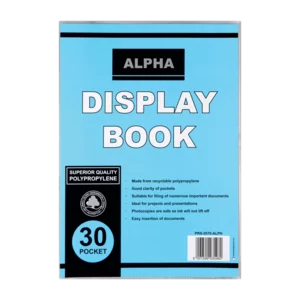 Alpha Display Book 30 Pocket