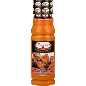 Minnies Mozambican Extra Hot Peri-Peri Sauce 250ml Minnies Mozambican Extra Hot Peri-Peri Sauce 250ml