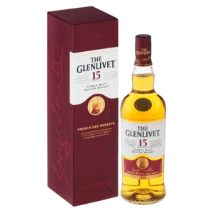 The Glenlivet 15 Year Single Malt Whisky Bottle 750ml The Glenlivet 15 Year Single Malt Whisky Bottle 750ml