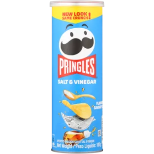 Pringles Salt & Vinegar Flavoured Chips 100g Pringles Salt & Vinegar Flavoured Chips 100g