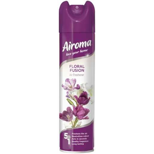 Airoma Floral Fusion Air Freshener Aerosol 210ml Airoma Floral Fusion Air Freshener Aerosol 210ml