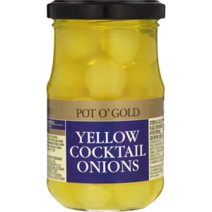 Pot O' Gold Pickled Yellow Cocktail Onions 200g Pot O' Gold Pickled Yellow Cocktail Onions 200g