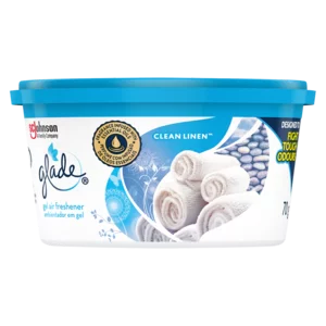 Glade Clean Linen Scented Gel Air Freshener 70g Glade Clean Linen Scented Gel Air Freshener 70g
