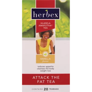 Herbex Hlasela Amafutha Vanilla Flavoured Teabags 20 Pack Herbex Hlasela Amafutha Vanilla Flavoured Teabags 20 Pack