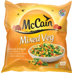 McCain Frozen Mixed Vegetables 600g McCain Frozen Mixed Vegetables 600g