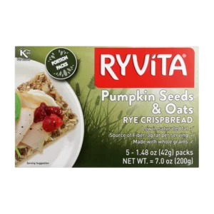 Ryvita Pumpkin Seeds & Oats Flavoured Rye Crispbread 200g Ryvita Pumpkin Seeds & Oats Flavoured Rye Crispbread 200g