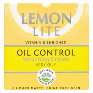 Lemon Lite Oil Control Vanishing Cream For Very Oily Skin Jar 50ml Lemon Lite Oil Control Vanishing Cream For Very Oily Skin Jar 50ml