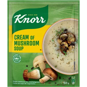 Knorr Cream Of Mushroom Instant Soup Packet 50g Knorr Cream Of Mushroom Instant Soup Packet 50g