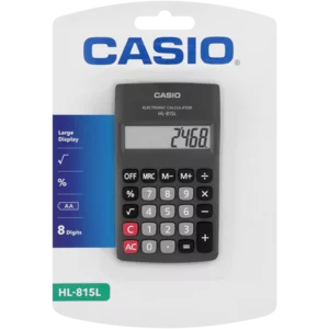 Casio Grey Electronic Calculator Hl-815L Casio Grey Electronic Calculator Hl-815L