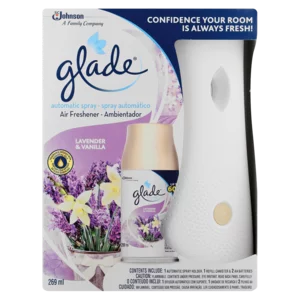 Glade 3-In-1 Lavender & Vanilla Scented Aerosol Air Freshener Glade 3-In-1 Lavender & Vanilla Scented Aerosol Air Freshener
