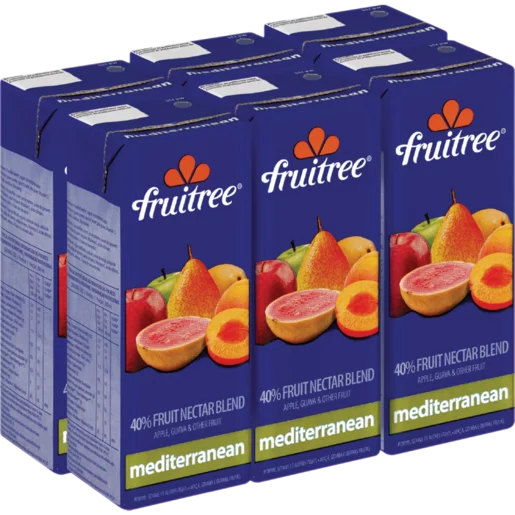 Fruitree Mediterranean Fruit Juice 6x200ml