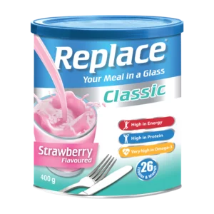 Replace Classic Meal Replacement Strawberry Flavoured 400g