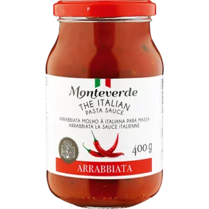 Monteverde Arrabbiata Pasta Sauce 400g Monteverde Arrabbiata Pasta Sauce 400g