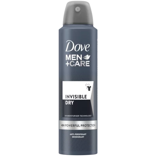 Dove Men+ Care Invisible Dry Men's Antiperspirant Spray 150ml Dove Men+ Care Invisible Dry Men's Antiperspirant Spray 150ml
