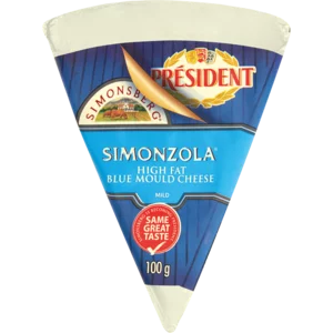 Président Simonzola Semi-Hard Cheese Pack 100g Président Simonzola Semi-Hard Cheese Pack 100g