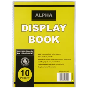 Alpha Display Book 10 Pocket