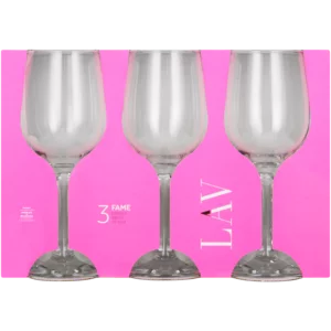 Lav Fame Red Wine Glass Set 3 Piece