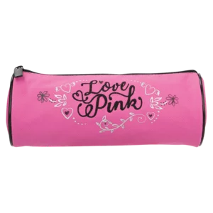 I Love Pink Assorted Pencil Bag