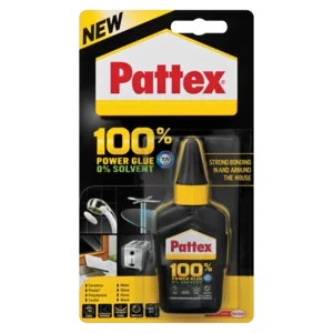 Pattex 100% Glue All Purpose Adhesive 50g Pattex 100% Glue All Purpose Adhesive 50g