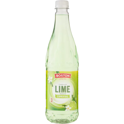 Boston Lime Flavoured Cordial 750ml Boston Lime Flavoured Cordial 750ml