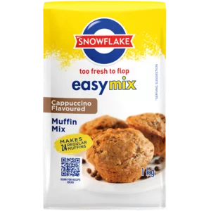Snowflake Cappuccino Flavoured Muffin Mix 1kg Snowflake Cappuccino Flavoured Muffin Mix 1kg