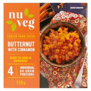 Nu Veg Frozen Butternut With Cinnamon 320g