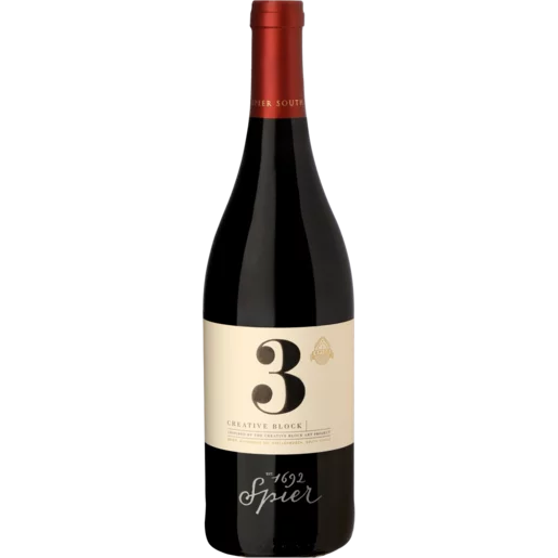 Spier Creative Block 3 Red Wine Bottle 750ml