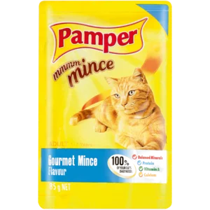 Pamper Gourmet Mince Cat Food 85g