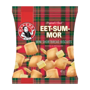 Bakers Eet-Sum-Mor Mini Shortbread Biscuits 40g Bakers Eet-Sum-Mor Mini Shortbread Biscuits 40g