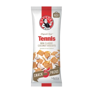 Bakers Tennis Mini Classic Coconut Biscuits 5x40g