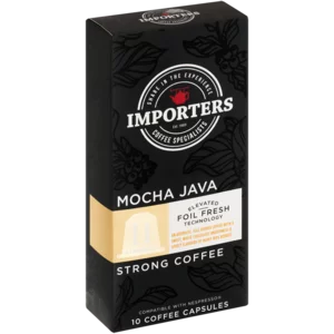 Importers Mocha Java Coffee Capsules 10 Pack